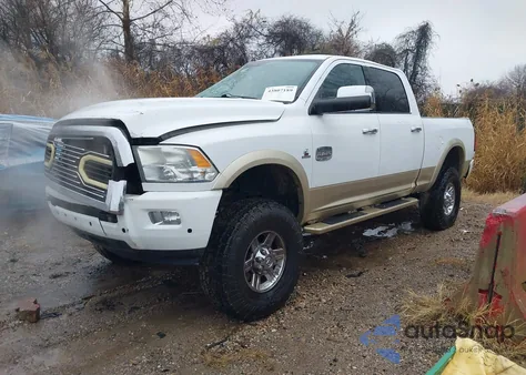 2011 Ram Ram 2500 Laramie Longhorn из США, поврежденный, VIN 3D7UT2CL2BG629662